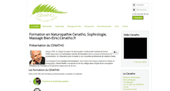 Desktop Screenshot of cenatho.fr